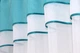 Кухонная гардина VR-Textil № 036к арка белый с лазурным 280х170 см (52-0360) - изображение 3