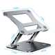 Підставка для ноутбуків та планшетів Stabletron N16 Aluminum Laptop Stand для MacBook, стенд з алюмінієвим сплавом, підвищена стійкість до ноутбуків до 17 дюймів, доладна конструкція з регулюванням по висоті (колір siilver) - изображение 1