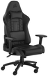 Крісло геймерське Corsair TC-100 Relaxed Leatherette Black (CF-9010050-WW) - зображення 2