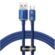 Кабель Baseus Crystal Shine Series USB to Type-C 100W 1.2m Blue (CAJY000403) - изображение 1