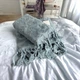 Набір рушників Maison D'or Sanda Jacquard Blue махрові 50-100 см, 85-150 см індиго - зображення 6