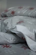 Комплект постельного белья новогодняя Турецкая Фланель Байка Снегопад семейный 150х220х2 - изображение 5