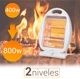Обогреватель электрический для дома и офиса Domotec MS-5952 Кварцевый Quartz heater 800W - изображение 4