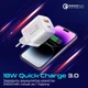 Сетевое зарядное устройство Promate PowerPort-25AC USB-C, USB-A White (powerport-25ac.white) - изображение 4