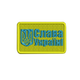 Шеврон на липучці (велкро) Слава Україні! 7х4,5 см Жовтий 5035 - изображение 1