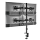Крепление для 4-х экранов Brateck LDT66-C048 настольное 17"-32" нагрузка 36кг - изображение 5