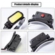 Налобный фонарик Rechargeable Headlamp BL-008 USB-C Белый/Красный свет, аккумуляторный (1010299-Black) - изображение 5