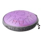 Глюкофон 14" (36см) 15 нот Hluru Huashu TWH15-14 Lavender Carbon Steel Tongue Drum - зображення 3