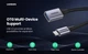 Кабель Ugreen Type-C to USB 3.0 OTG адаптер в нейлоновой оплетке 15СМ Black (US378) - изображение 10