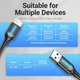 Кабель для синхронізації USB-MicroUSB-B 3.0 Vention PVC Round nickel-plated 5Gbps 1.5 м Black (YM0209) - зображення 4
