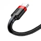 Кабель Baseus Cafule USB to USB Type-C 3A 1 м Red/Black (YM0368) - зображення 4
