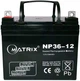 Свинцево-кислотна акумуляторна батарея Matrix 12V 36AH - изображение 2