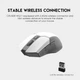Беспроводная Мышь для Ноутбука Компьютера Fantech WG11 Cruiser wireless mouse |2.4G, Max 2400 DPI| Черная - изображение 4