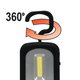 Фонарь COB LED аккумуляторный: диодный (3Вт) 100 Lm, VOREL (82723) - изображение 8