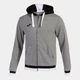 Чоловіча спортивна кофта Joma CONFORT II ZIP-UP HOODIE MELANGE сірий,чорний S 101963.281 S - зображення 3
