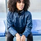 Женская ветровка Joma RAINJACKET GALIA NAVY WOMAN синий S 900037.300 S - изображение 2
