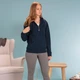 Жіноча спортивна кофта Joma CORINTO HOODIE JACKET темно-синій XS 901134.331 XS - зображення 6