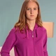 Жіноча спортивна кофта Joma CORINTO HOODIE JACKET фіолетовий L 901134.500 L - зображення 5