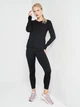 Женский лонгслив Joma ORGANIC Черный M (901611.100) - изображение 7