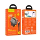 Зарядне мережеве Hoco N34 USB/Type-C QC3.0 PD20W + кабель Type-C to Type-C 1M швидка зарядка для мобільних пристроїв для телефона/смартфона Прозорий-Чорний - изображение 2