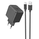 Зарядне мережеве Hoco CS11A USB 2.1A + кабель USB-Type-C для телефона/смартфона Чорний - изображение 1