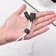 USB Кабель Hoco X21 Plus 0.25 USB-Type-C 0.25М 30pc Черно-белый Силикон - изображение 3