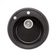 Гранитная мойка на кухню Lidz D510/200 GRF-13 графит - изображение 1