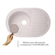Кухонна мийка Lidz 780x500/200 COL-06 (LIDZCOL06780500200) - изображение 2