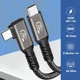 Кабель USB4 Type-C - Type-C PD 240W 8K 40Гбіт/с кутовий 90 градусів 2 м (CBU490G-2) - зображення 2