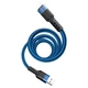 Кабель заряджання HOCO U110 (20W) (1.2M) для пристроїв Apple USB to Lightning для iOS пристроїв iPhone Синій - зображення 3