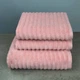Набор махровых полотенец Зеро Твист 3шт GM Textile 50x90см, 50x90см, 70x140см 550г/м2 (Розовый) - изображение 1