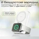 УМБ Promate PowerMag-Trio 10000 mAh, MagSafe, USB-C PD White (powermag-trio.white) - зображення 5