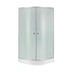 Душова кабіна Lidz Latwa SC80x80.SAT.LOW.FR, скло Frost 4мм + Душовий піддон KAPIELKA ST80x80x15 - изображение 1