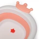 Детская ванночка El Camino ME 1105 Crown Coral powder складная , с силиконовым вкладышем - изображение 5