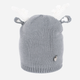 Czapka dziecięca zimowa beanie Art Of Polo cz18378 48-50 cm Szara (5902021114924) - obraz 1