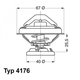 Термостат WAHLER 4176.85D Mercedes C-Class, G-Class, Sprinter, E-Class; SsangYong Korando, Rexton; Opel Vivaro 0042030975, 6012000015, 6062030275 - изображение 1