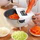 Многофункциональная вращающаяся овощерезка Wet Basket Vegetable Cutter - изображение 7