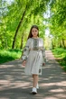 Сукня на дівчинку Vyshyvanka 134 Сірий нат. 4356 - изображение 1
