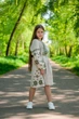 Сукня на дівчинку Vyshyvanka 134 Сірий нат. 4356 - изображение 2