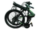 Электровелосипед Make Bike 26" складной рама 17" с багажником механические тормоза 36V 12Ah 500W Черно-зеленый (SEM36V12AH500CZE) - изображение 2