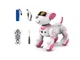Собачка на радиоуправлении SD toys BG 1533 свет, звук, сенсор, розовый - изображение 2