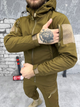 Тактичний костюм SoftShell софтшел coyot XXL - зображення 7