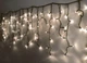 Уличная светодиодная гирлянда бахрома 100 LED, 5x0,7м, черный каучук, статический режим, 220В, IP65, Теплый белый - изображение 5