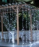 Уличная светодиодная гирлянда штора 150 LED, 3x1м, прозрачный каучук, статический режим, 220В, IP65 Белый - изображение 2