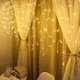 Уличная светодиодная гирлянда штора 150 LED, 3x1м, прозрачный каучук, статический режим, 220В, IP65 - изображение 5