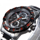 Наручний годинник Casio MTD-1071D-1A2VDF Срібло\Чорний Кварцовий механізм - зображення 1