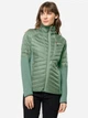 Куртка демисезонная короткая женская Jack Wolfskin Nebelhorn Down Hybrid W 1207081-4215 S Зеленая (4064993519396) - изображение 1