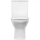Унітаз підлоговий SIA Nox White безобідковий з сидінням Slim Soft-close 620x360x800 T8302 - изображение 2