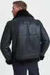 Чоловіча чорна дублянка B-3 Schott NYC 5649 XL - изображение 13