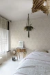 Виниловые обои на флизелиновой основе Grandeco Maison MN3202 дамаск бежевый - изображение 2